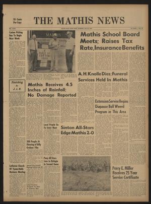 Primary view of object titled 'The Mathis News (Mathis, Tex.), Vol. 47, No. 43, Ed. 1 Thursday, July 24, 1969'.