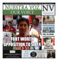 Thumbnail image of item number 1 in: 'Nuestra Voz (Fort Worth, Tex.), Vol. 3, No. 43, Ed. 1, June 2017'.