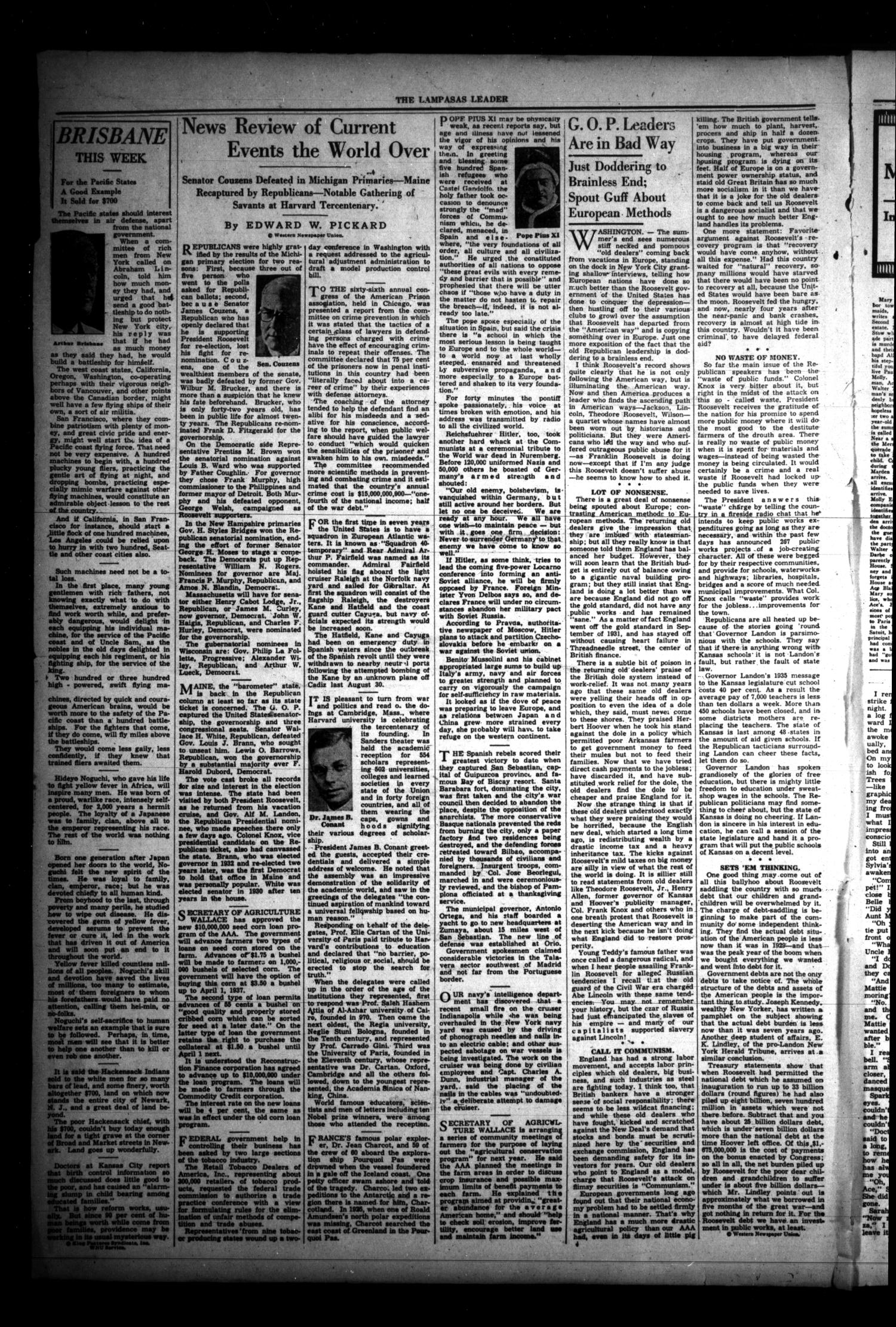 The Lampasas Daily Leader (Lampasas, Tex.), Vol. 33, No. 179, Ed. 1 Thursday, October 1, 1936
                                                
                                                    [Sequence #]: 2 of 4
                                                