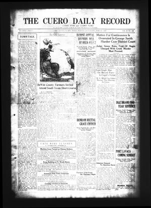 Primary view of object titled 'The Cuero Daily Record (Cuero, Tex.), Vol. 62, No. 130, Ed. 1 Wednesday, June 24, 1925'.