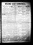 Newspaper: Record and Chronicle. (Denton, Tex.), Vol. 29, No. 35, Ed. 1 Thursday…