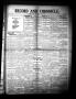 Newspaper: Record and Chronicle. (Denton, Tex.), Vol. 30, No. 9, Ed. 1 Thursday,…