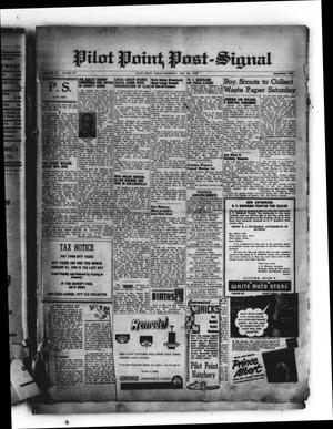 Primary view of object titled 'Pilot Point Post-Signal (Pilot Point, Tex.), Vol. 72, No. 23, Ed. 1 Thursday, January 26, 1950'.
