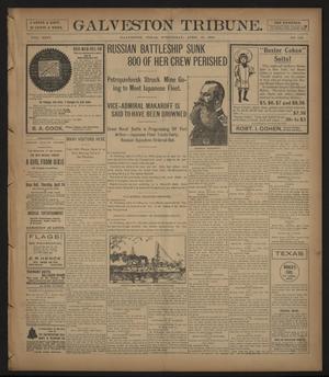 Primary view of object titled 'Galveston Tribune. (Galveston, Tex.), Vol. 24, No. 119, Ed. 1 Wednesday, April 13, 1904'.