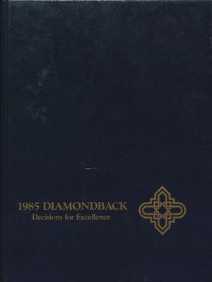Primary view of object titled 'Diamondback, Yearbook of St. Mary's University, 1985'.