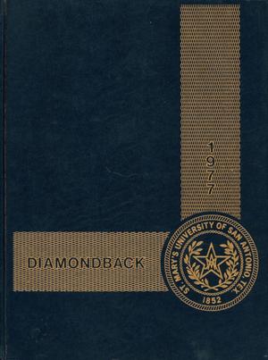 Primary view of object titled 'Diamondback, Yearbook of St. Mary's University, 1977'.