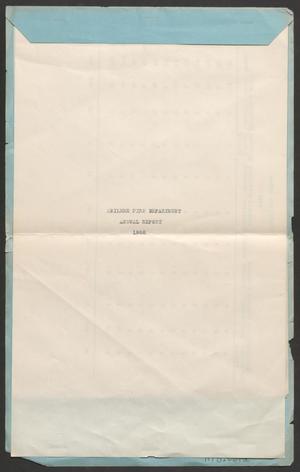 Primary view of object titled 'Abilene Fire Department Annual Report: 1950'.