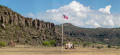 Primary view of U.S. Flag at Fort Davis National Historic Site