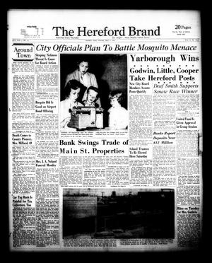 Primary view of object titled 'The Hereford Brand (Hereford, Tex.), Vol. 56, No. 14, Ed. 1 Thursday, April 4, 1957'.