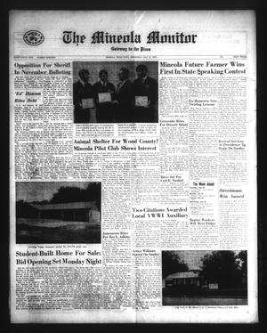 Primary view of object titled 'The Mineola Monitor (Mineola, Tex.), Vol. 96, No. 19, Ed. 1 Wednesday, July 19, 1972'.