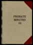 Book: Travis County Probate Records: Probate Minutes 33
