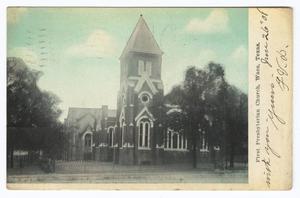 Primary view of object titled '[First Presbyterian Church in Waco, Texas]'.