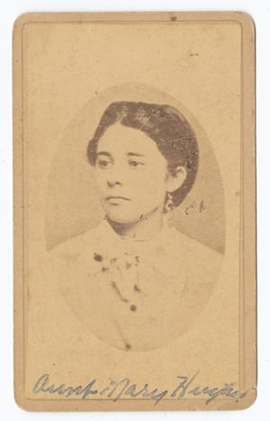 Primary view of object titled '[Portrait of Mary Hughes]'.