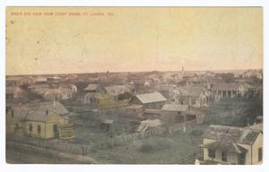 Primary view of object titled '[Bird's Eye View of Port Lavaca]'.