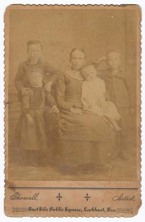 Primary view of object titled '[Unknown Woman With Four Children]'.