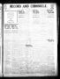 Newspaper: Record and Chronicle. (Denton, Tex.), Vol. 31, No. 25, Ed. 1 Thursday…