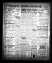 Thumbnail image of item number 1 in: 'Denton Record-Chronicle. (Denton, Tex.), Vol. 15, No. 207, Ed. 1 Tuesday, April 13, 1915'.
