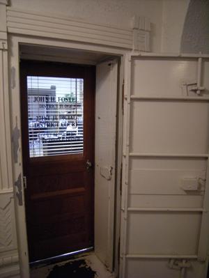 Primary view of object titled '[Door to Judge's Office]'.
