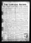 Thumbnail image of item number 1 in: 'The Lampasas Record (Lampasas, Tex.), Vol. 33, No. 10, Ed. 1 Thursday, October 12, 1939'.