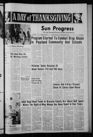 Primary view of object titled 'Sun Progress (Alvin, Tex.), Vol. 7, No. 20, Ed. 1 Thursday, November 26, 1970'.