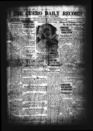 Primary view of object titled 'The Cuero Daily Record (Cuero, Tex.), Vol. 61, No. 112, Ed. 1 Sunday, November 9, 1924'.
