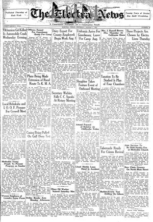 Primary view of object titled 'The Electra News (Electra, Tex.), Vol. 22, No. 49, Ed. 1 Thursday, August 1, 1929'.