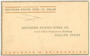 Primary view of object titled '[Back of a Postcard]'.