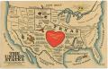 Postcard: [Postcard of the US Seen Through the Eyes of Texas]