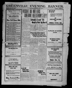 Greenville Evening Banner. (Greenville, Tex.), Vol. 25, No. 165, Ed. 1, Monday, October 14, 1918