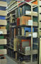 Primary view of [Bookshelves at Library Annex]
