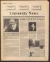 Newspaper: University News (Irving, Tex.), Vol. 15, No. 11, Ed. 1 Wednesday, Nov…