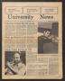 Newspaper: University News (Irving, Tex.), Vol. 8, No. 1, Ed. 1 Wednesday, Septe…
