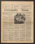 Newspaper: University News (Irving, Tex.), Vol. 8, No. 3, Ed. 1 Wednesday, Octob…