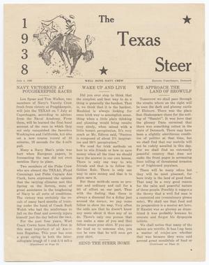 Primary view of object titled 'The Texas Steer (U. S. S. Texas), Ed. 1 Monday, July 4, 1938'.
