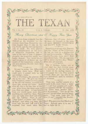 Primary view of object titled 'The Texan (U. S. S. Texas), Vol. 4, No. 15, Ed. 1 Tuesday, December 25, 1923'.