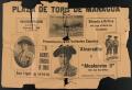 Primary view of [Managua Bullfighting Advertisement, September, 1928]
