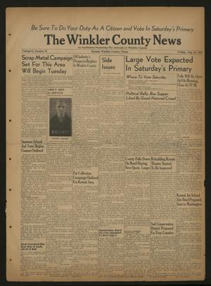 Primary view of object titled 'The Winkler County News (Kermit, Tex.), Vol. 6, No. 19, Ed. 1 Friday, July 24, 1942'.