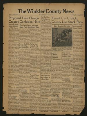 Primary view of object titled 'The Winkler County News (Kermit, Tex.), Vol. 5, No. 47, Ed. 1 Friday, February 6, 1942'.