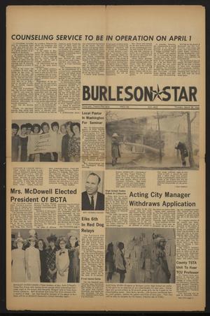 Primary view of Burleson Star (Burleson, Tex.), Vol. 3, No. 21, Ed. 1 Thursday, March 28, 1968