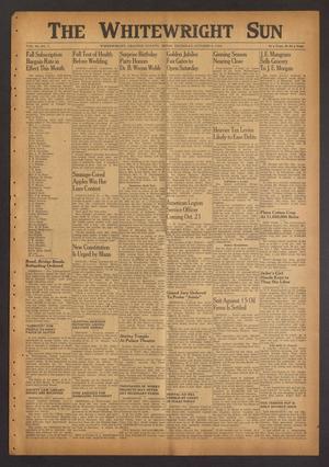 Primary view of object titled 'The Whitewright Sun (Whitewright, Tex.), Vol. 60, No. 7, Ed. 1 Thursday, October 6, 1938'.