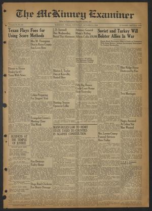 Primary view of object titled 'The McKinney Examiner (McKinney, Tex.), Vol. 53, No. 50, Ed. 1 Thursday, October 5, 1939'.