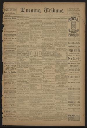 Primary view of object titled 'Evening Tribune. (Galveston, Tex.), Vol. 9, No. 233, Ed. 1 Friday, August 2, 1889'.