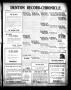 Newspaper: Denton Record-Chronicle. (Denton, Tex.), Vol. 19, No. 200, Ed. 1 Thur…
