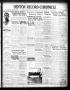 Primary view of Denton Record-Chronicle (Denton, Tex.), Vol. 22, No. 8, Ed. 1 Wednesday, August 23, 1922
