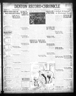 Primary view of object titled 'Denton Record-Chronicle (Denton, Tex.), Vol. 22, No. 184, Ed. 1 Friday, March 16, 1923'.