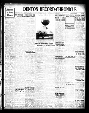 Primary view of object titled 'Denton Record-Chronicle (Denton, Tex.), Vol. 23, No. 47, Ed. 1 Monday, October 8, 1923'.