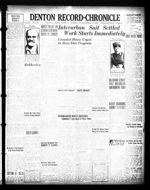 Primary view of object titled 'Denton Record-Chronicle (Denton, Tex.), Vol. 23, No. 90, Ed. 1 Tuesday, November 27, 1923'.