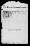 Newspaper: The Wood County Record (Mineola, Tex.), Vol. [21], No. 46, Ed. 1 Mond…