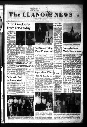 Primary view of object titled 'The Llano News (Llano, Tex.), Vol. 90, No. 29, Ed. 1 Thursday, May 21, 1981'.