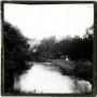 Photograph: Glass Slide of River with Castle in the Background